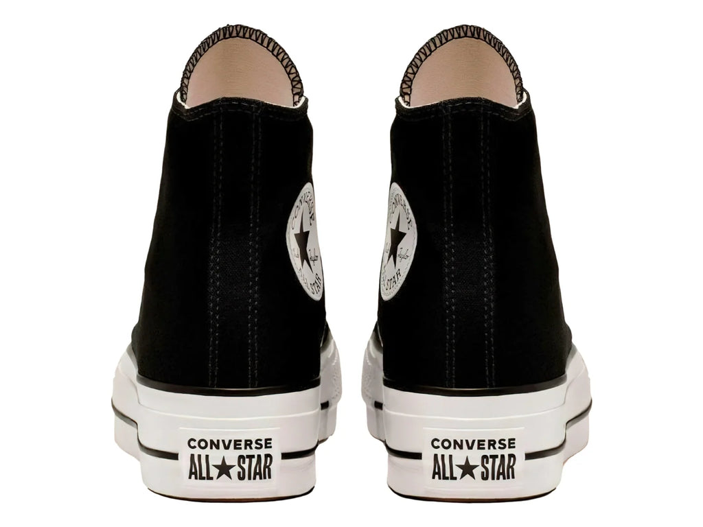 Tenis Converse CTAS Lift Hi Negros y Blancos para Mujer