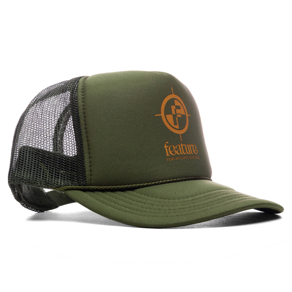Crosshair Trucker Olive Green