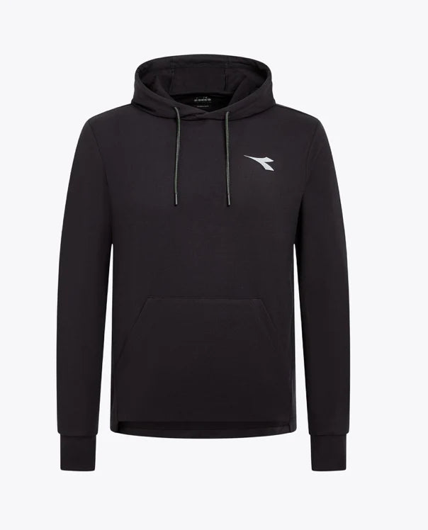 Mens Diadora Jersey Pullover Run Hoodie