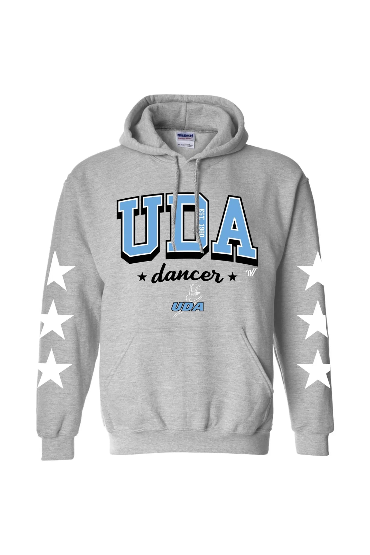 UDA Est 1980 Star Grey Hoodie
