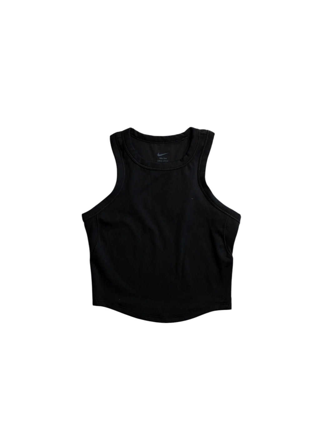 Nike Womens One Fitted Dri FIT Cropped Tank Top