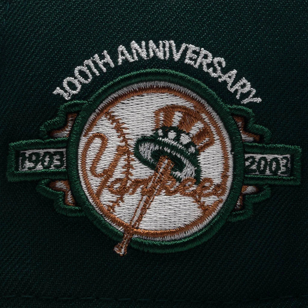 FEATURE x New Era 59FIFTY Fitted NY Yankees 100th Anniversary Dark Green