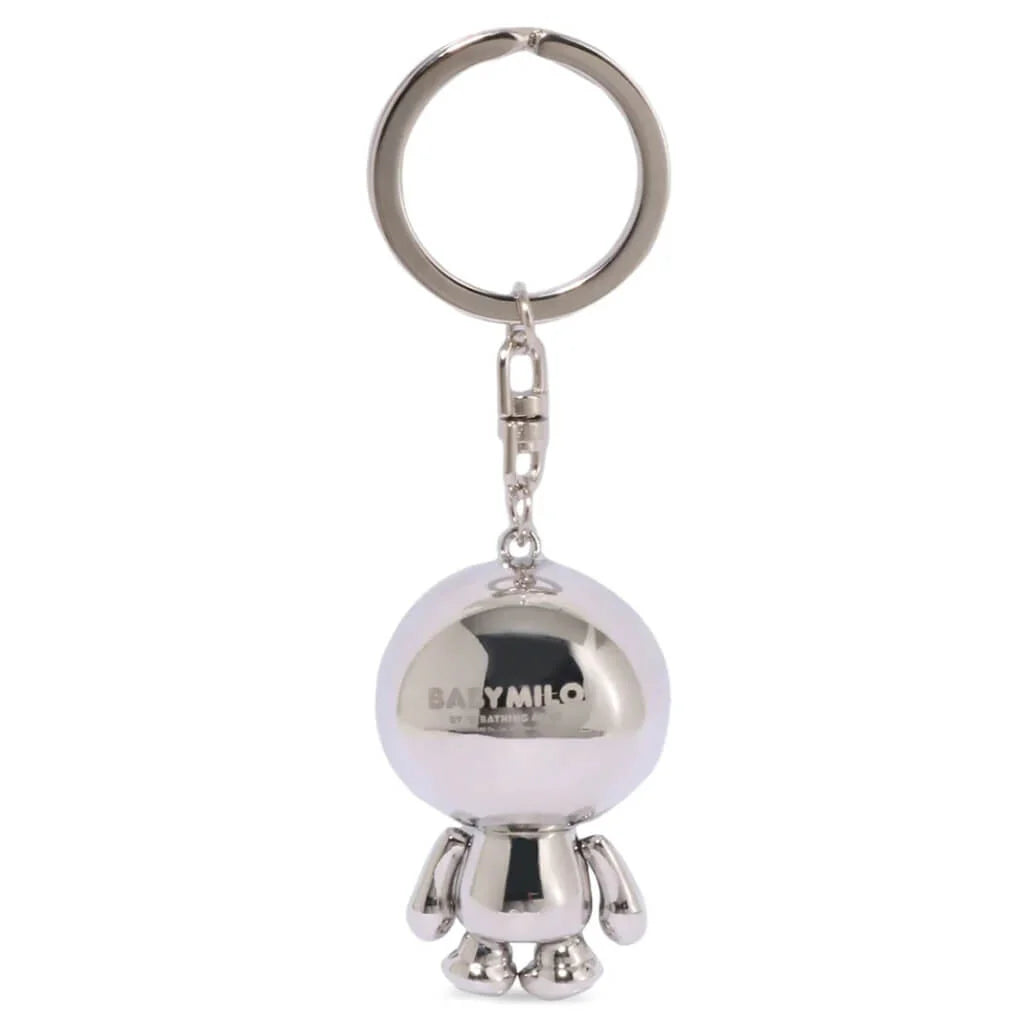 Baby Milo Keychain Silver