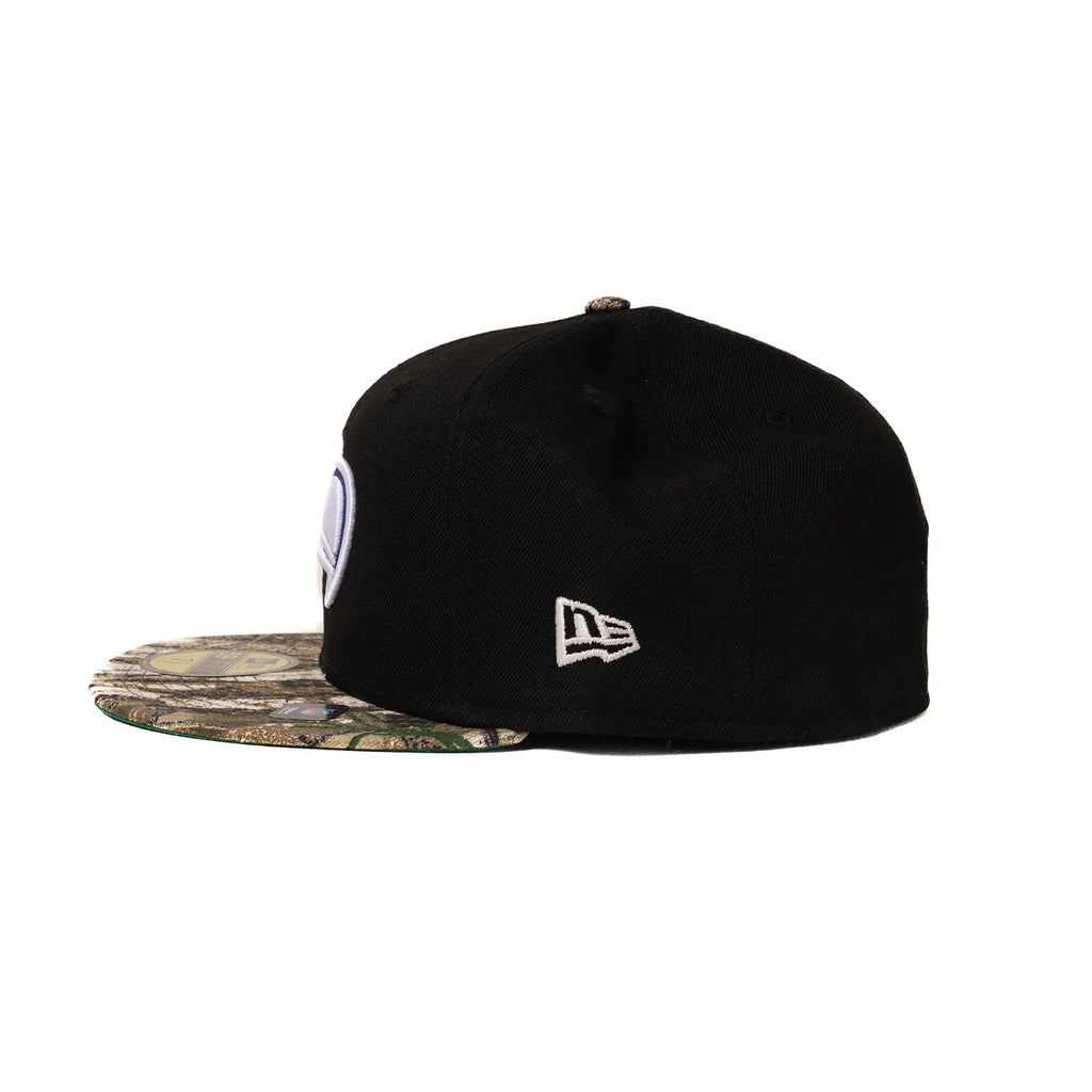 Seattle Seahawks New Era Black with a Real Tree Camo Bill