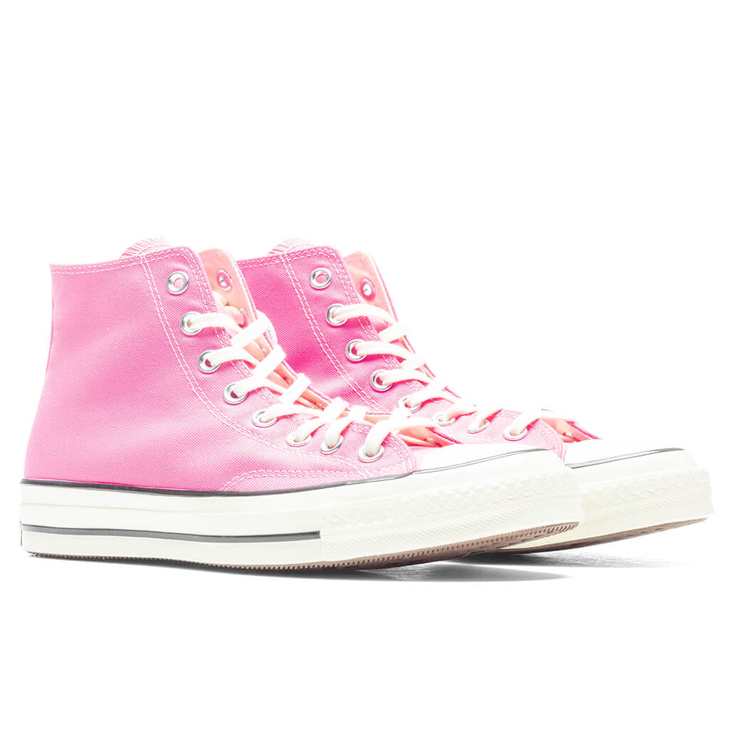 Chuck 70 Hi Pink Egret Black