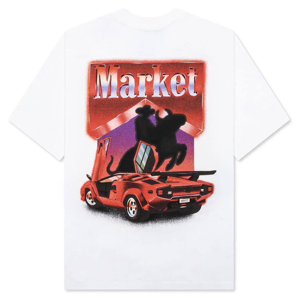 Bullrider T Shirt White