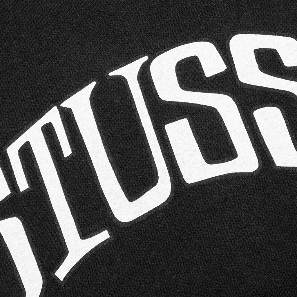 Arched Pigmented Dyed Tee Black