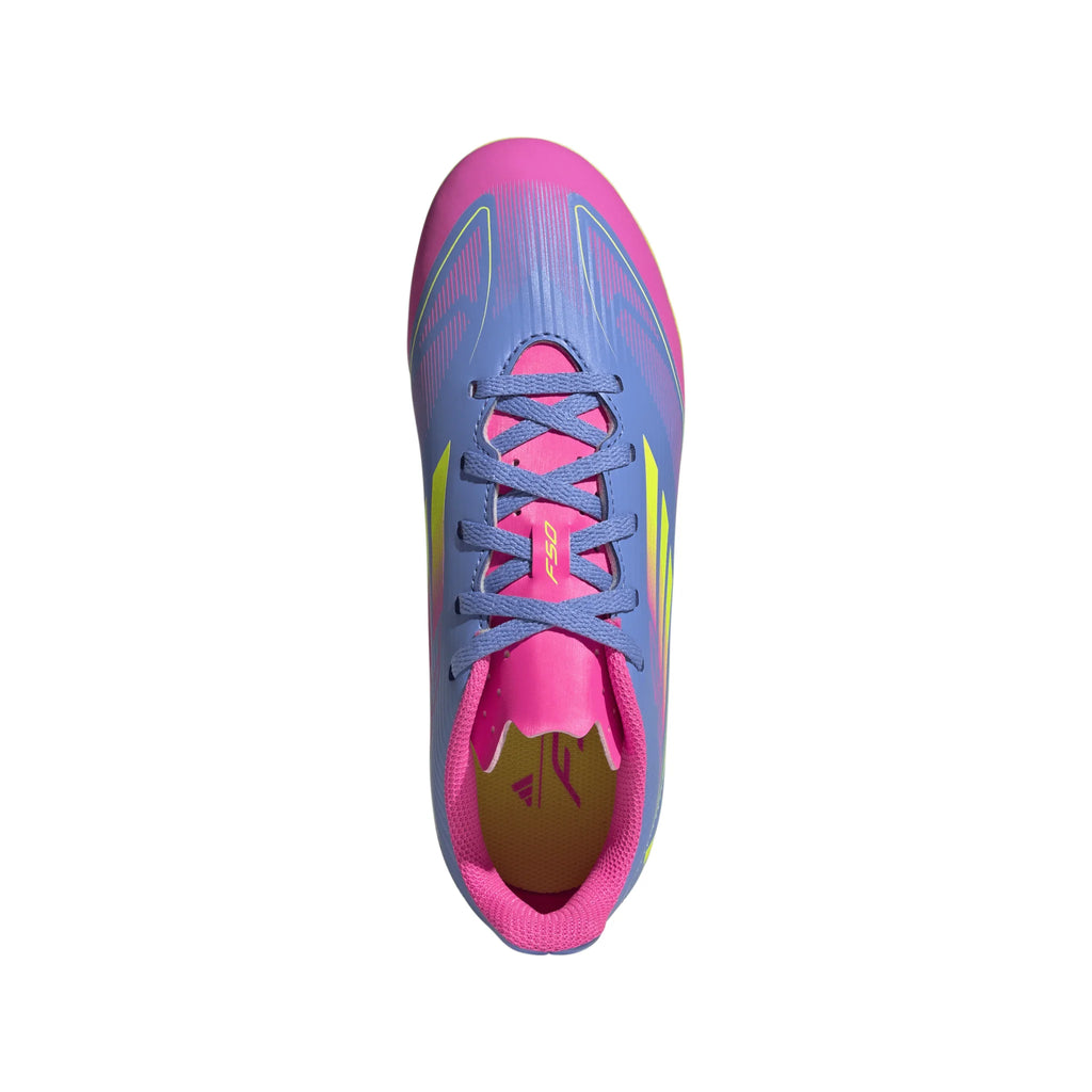 adidas F50 Club Firm Multi Ground Boots Junior Blue Lemon
