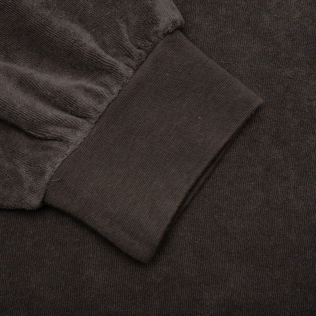 Womens 3 4 Mockneck Off Black