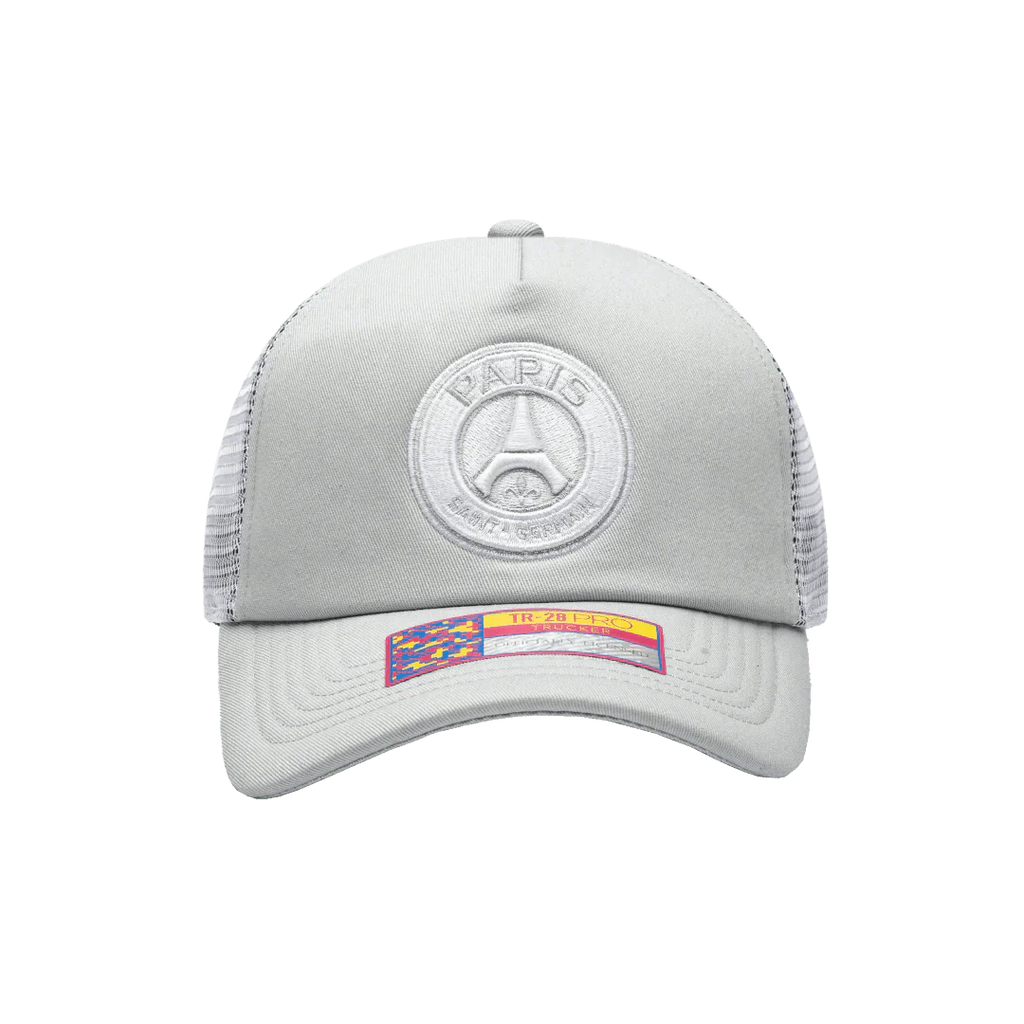 Fan Ink Paris Saint Germain Fog Trucker Hat Grey