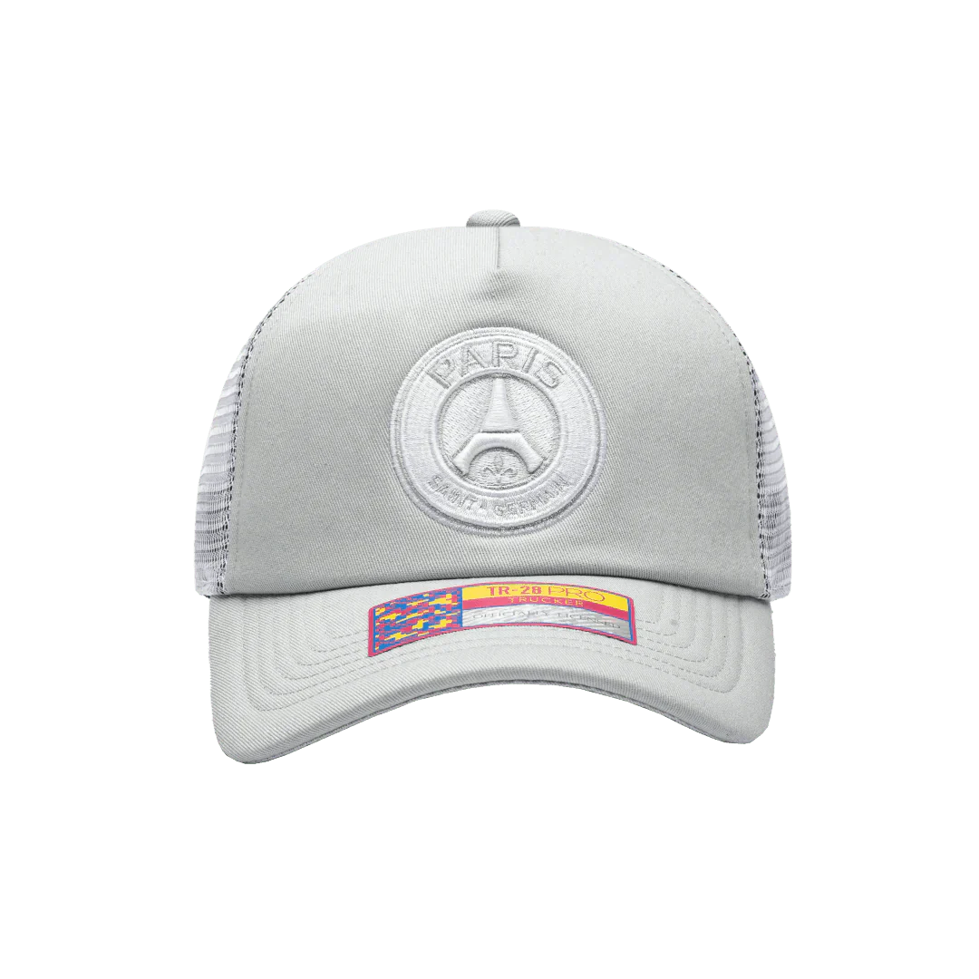Fan Ink Paris Saint Germain Fog Trucker Hat Grey