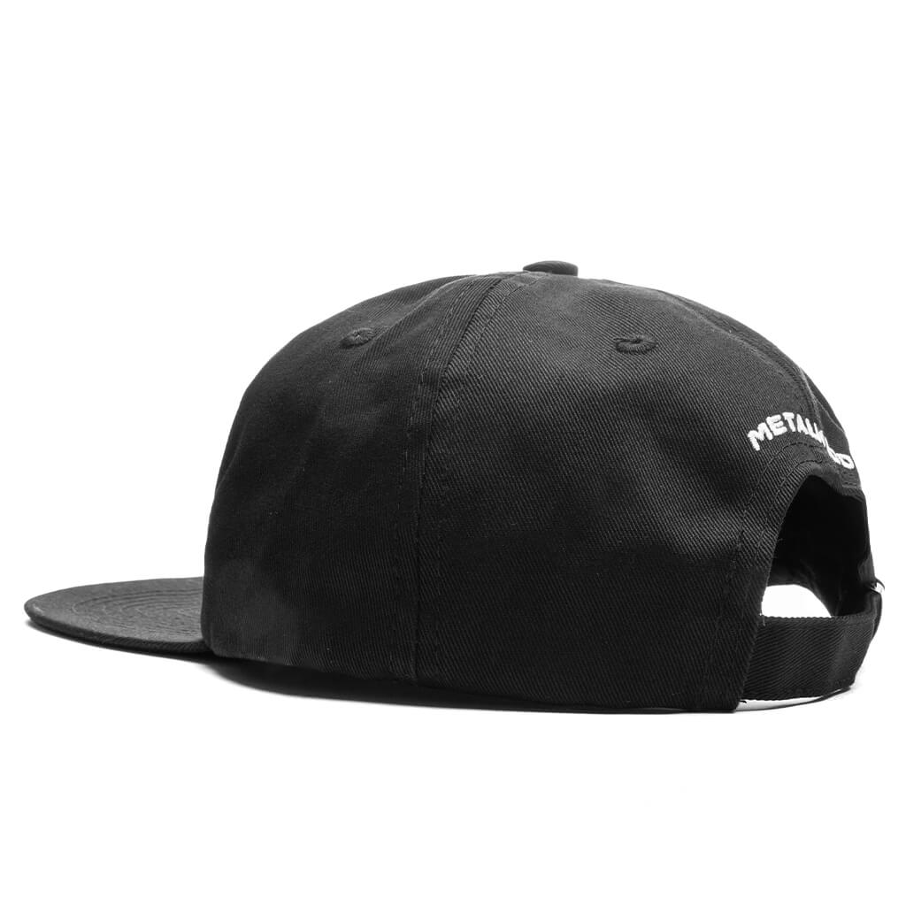 Phuk Luzin 6 Panel Strapback Hat Black