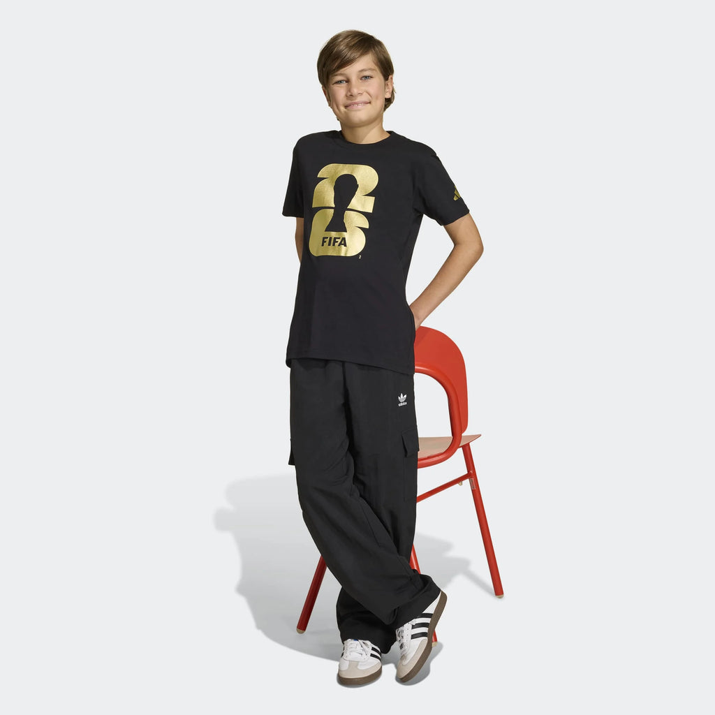 adidas FIFA World Cup 2026 Official Emblem Mens Soccer T Shirt