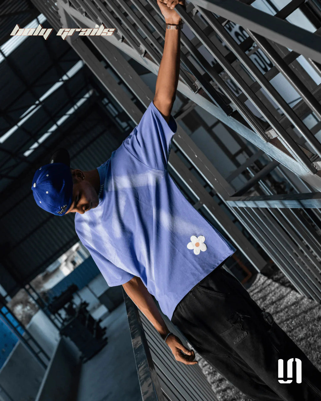 Peace n Pleasure Blue Wash Tee HG x Sullitt