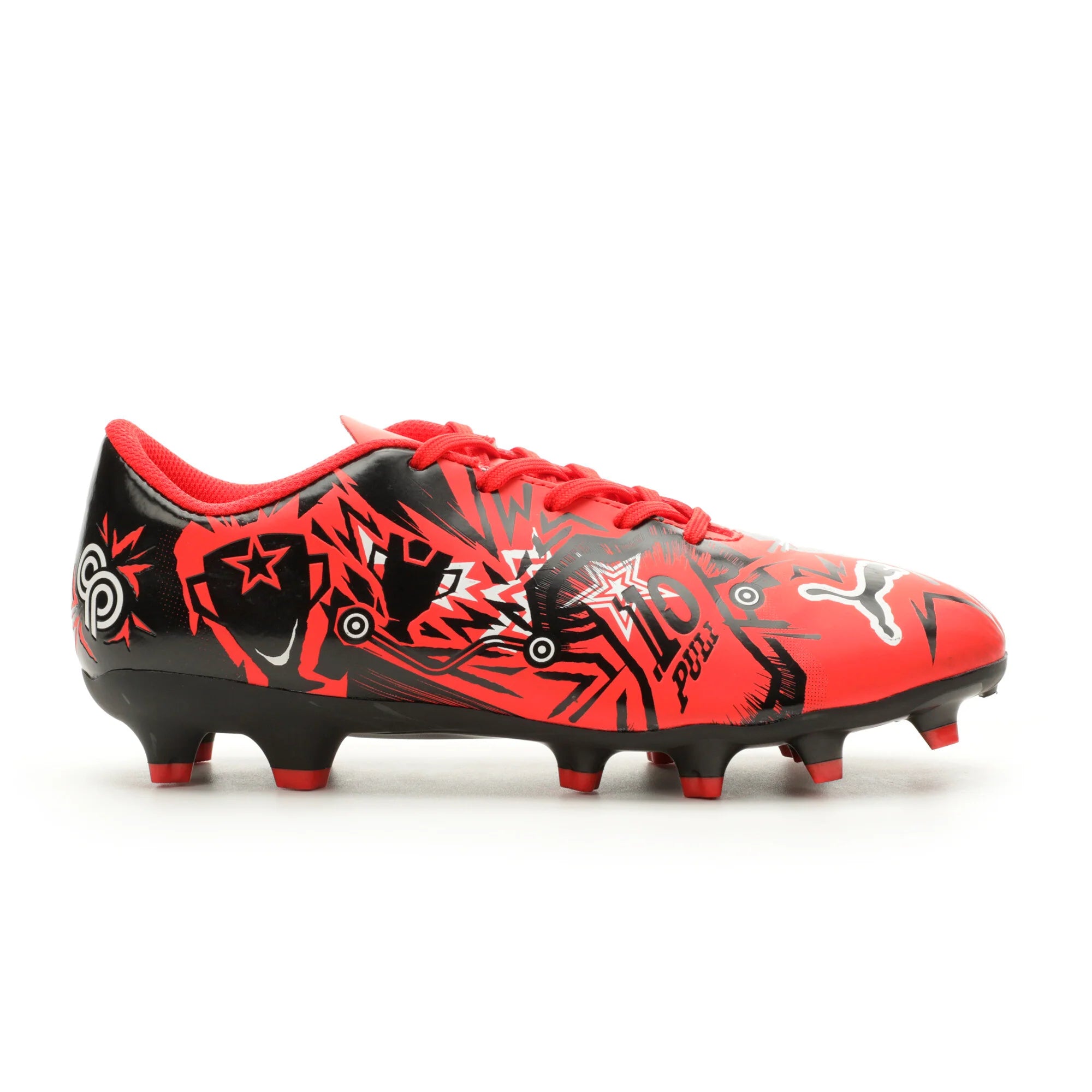 PUMA Ultra Play Christian Pulisic special edition FG AG JR Youth Soccer Cleats Red Black
