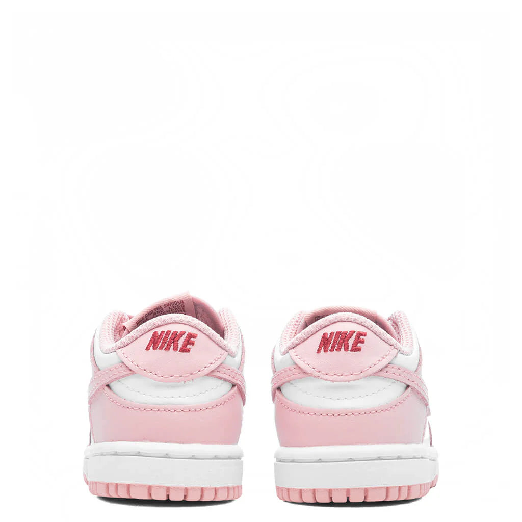 Dunk Low TD White Pink Glaze Pomegranate