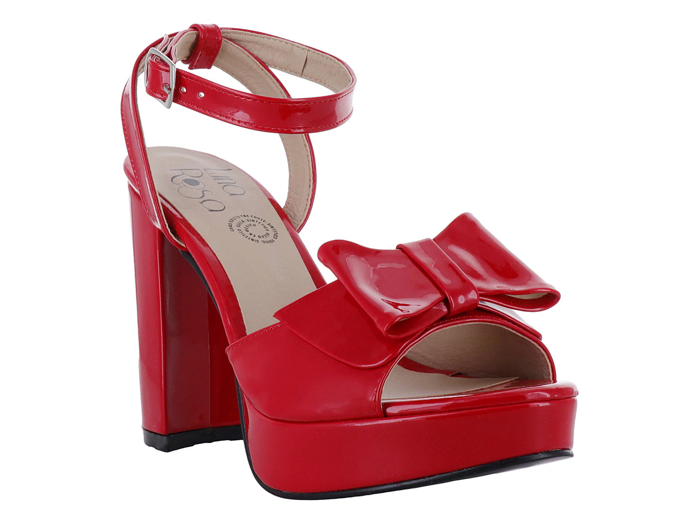 Zapatillas Luna Rosa Rojo para Mujer