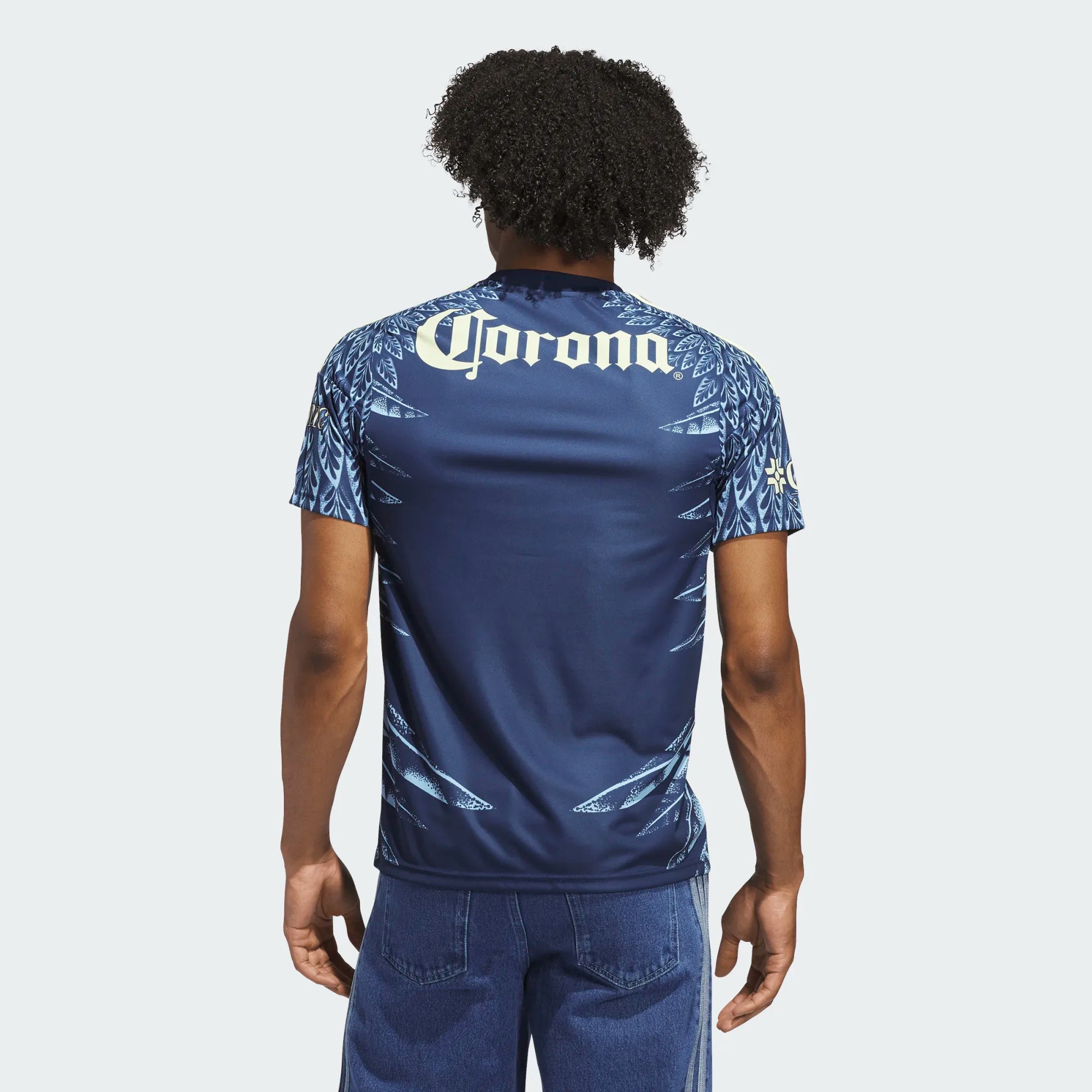 adidas Club América Mens Away Soccer Jersey 25 26 Blue