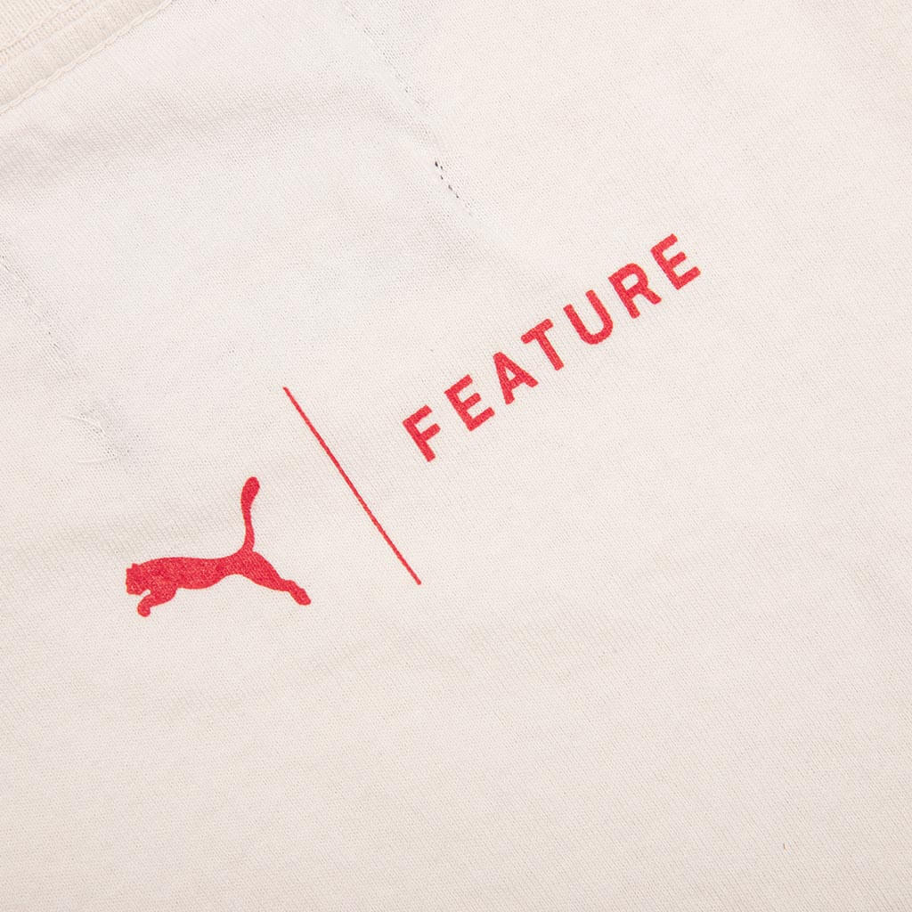 Puma x Feature Racing Tee Cannoli Cream