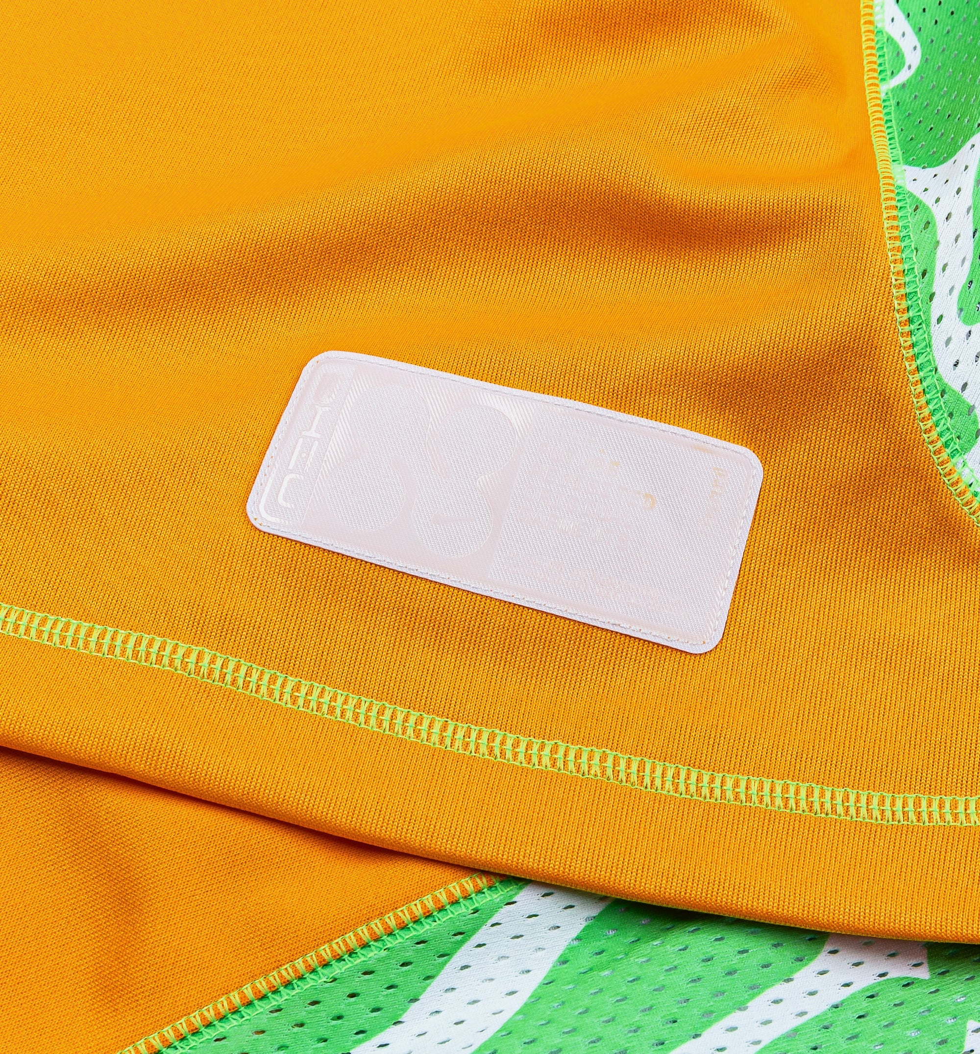 Project Frog Mens Short Sleeve Shirt Orange White