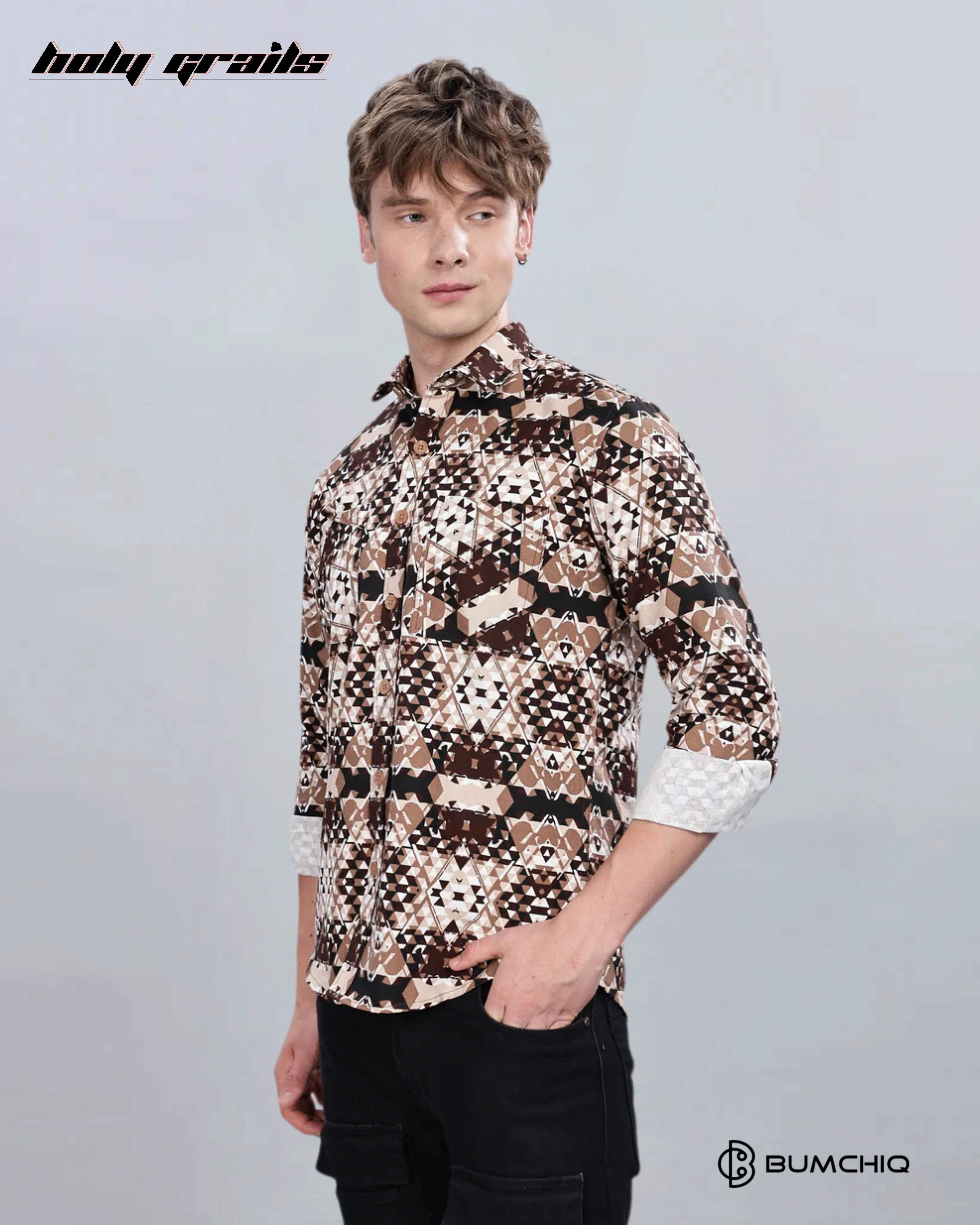 Cream Abstractix Overshirt HG x Bumchiq