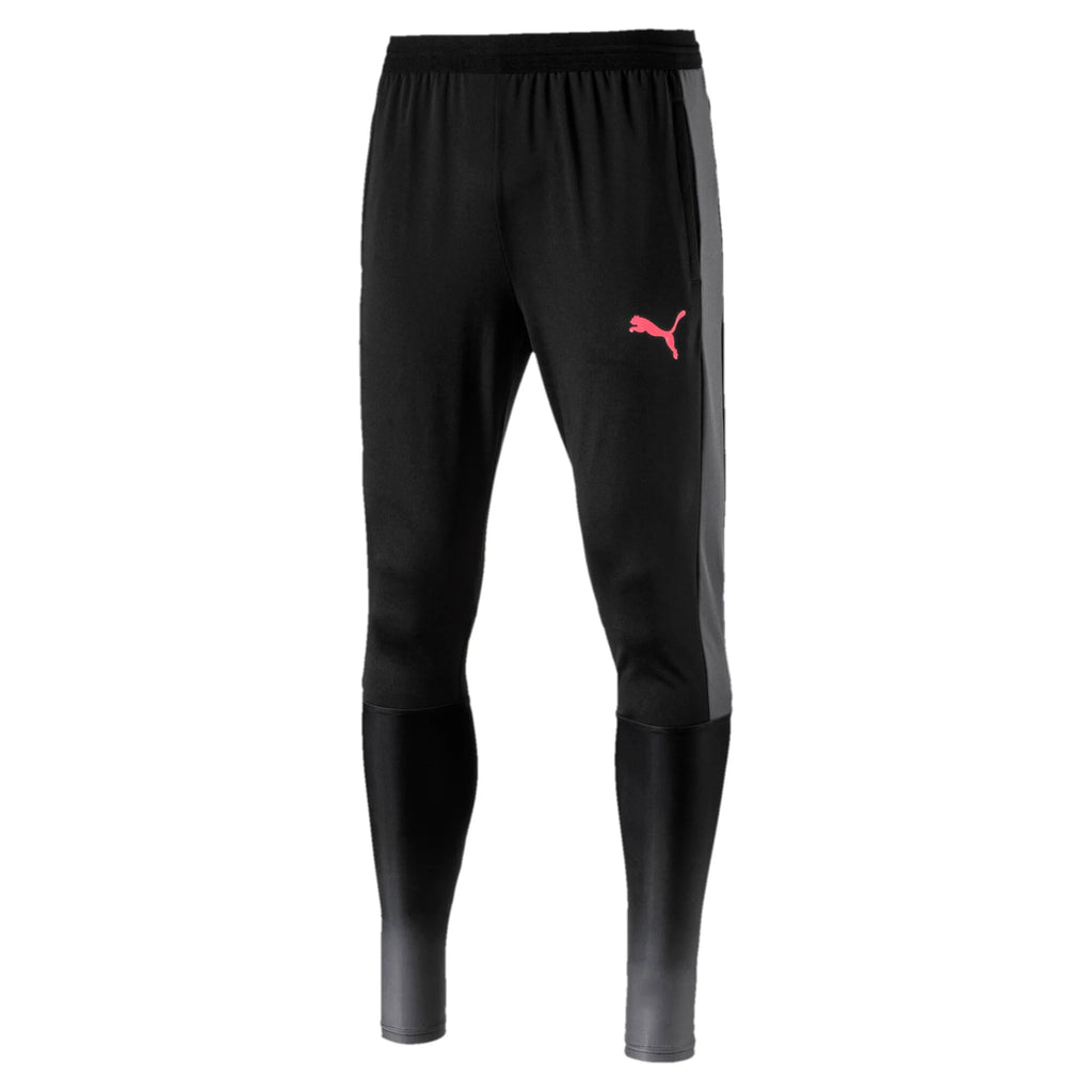 PUMA Evo Training Tech Pant Black Fiery Coral