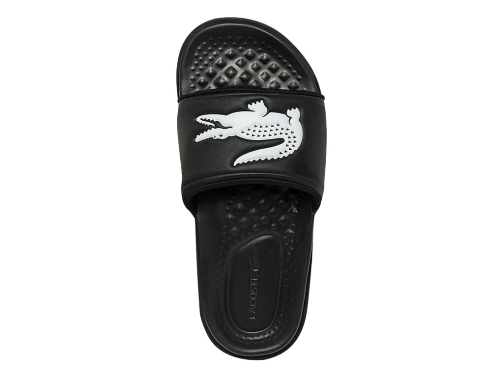 Sandalias Lacoste Croco Dualiste Negro y Blanco para Mujer