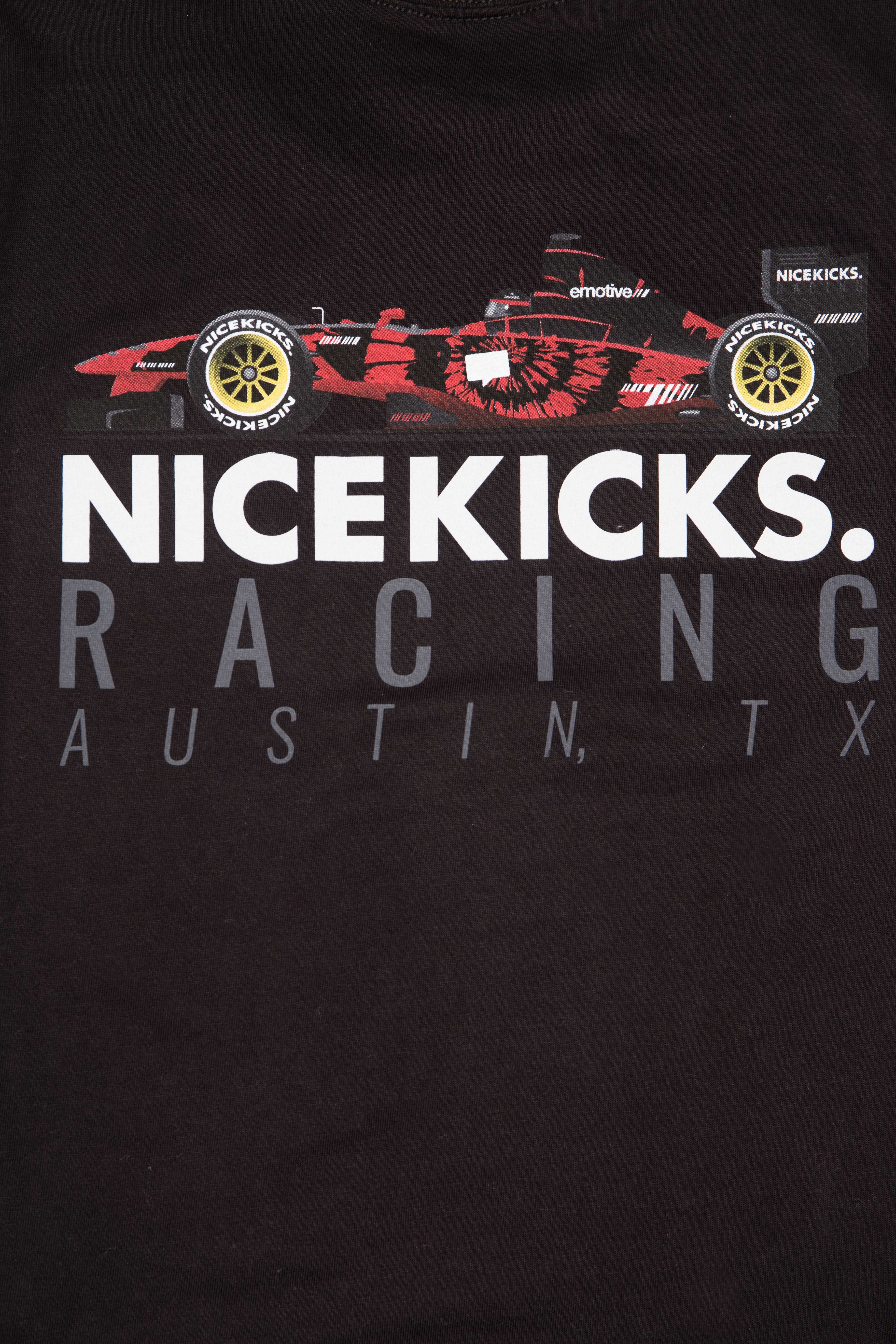 Nice Kicks Formula 1 Race Car Shirt Black Black