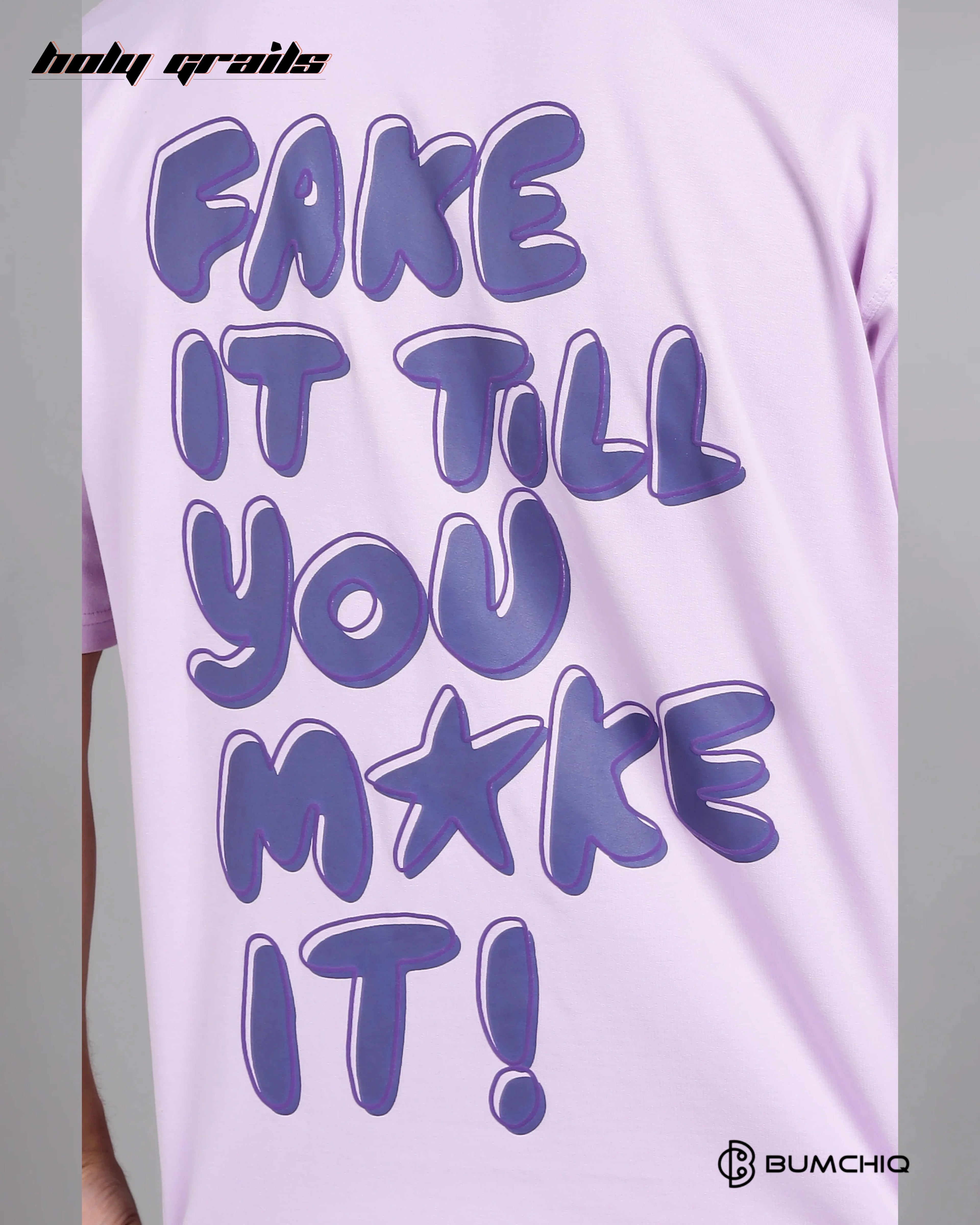 Fake Make Pink Oversize Tee HG x Bumchiq