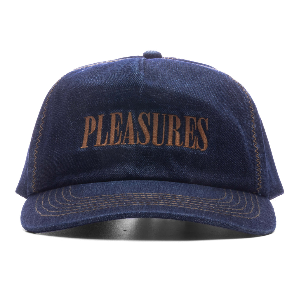 Zig Zag Denim Cap Indigo