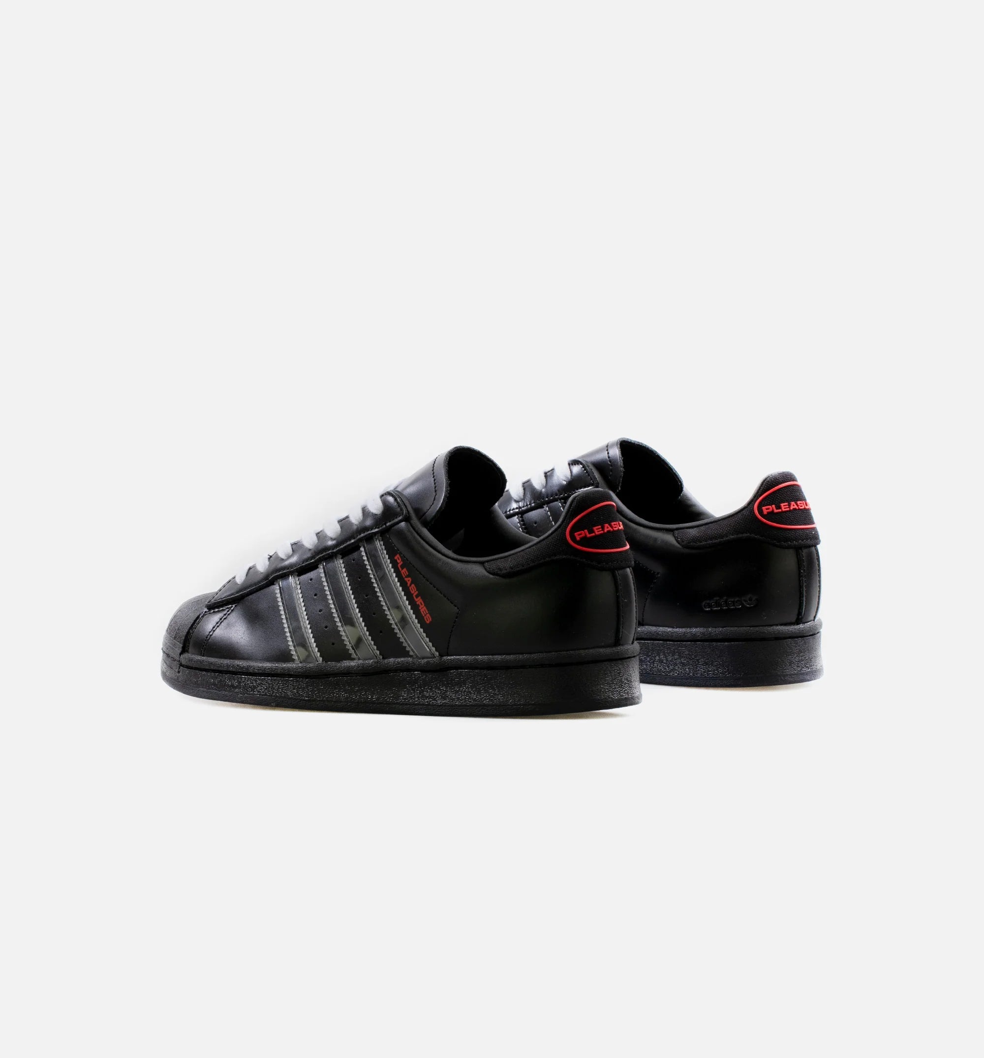 adidas Consortium X Pleasures Superstar Mens Lifestyle Shoe Black White
