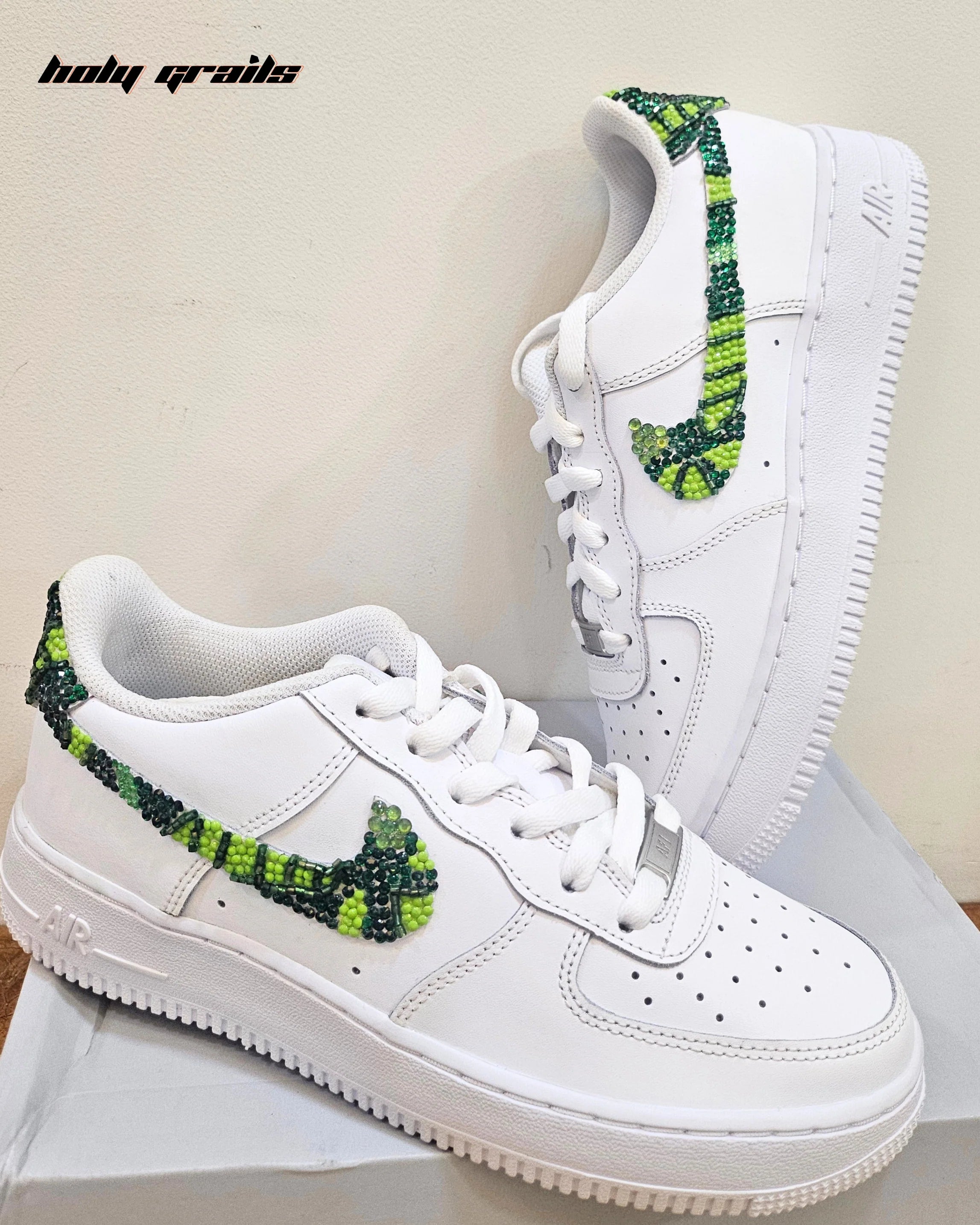 Air Force 1 x Jaded Emerald Swoosh