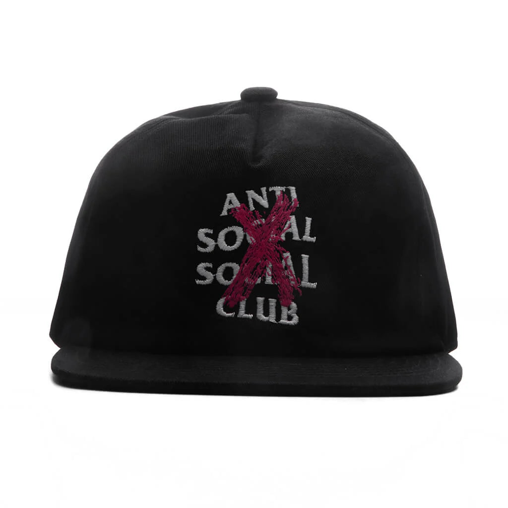 Cancelled Paint Snapback Black