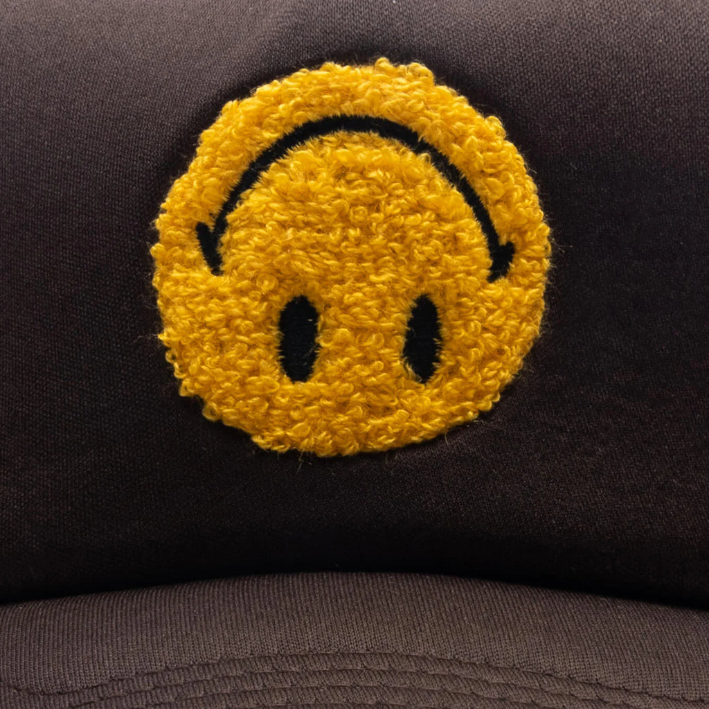 Smiley Upside Down Trucker Hat Acorn