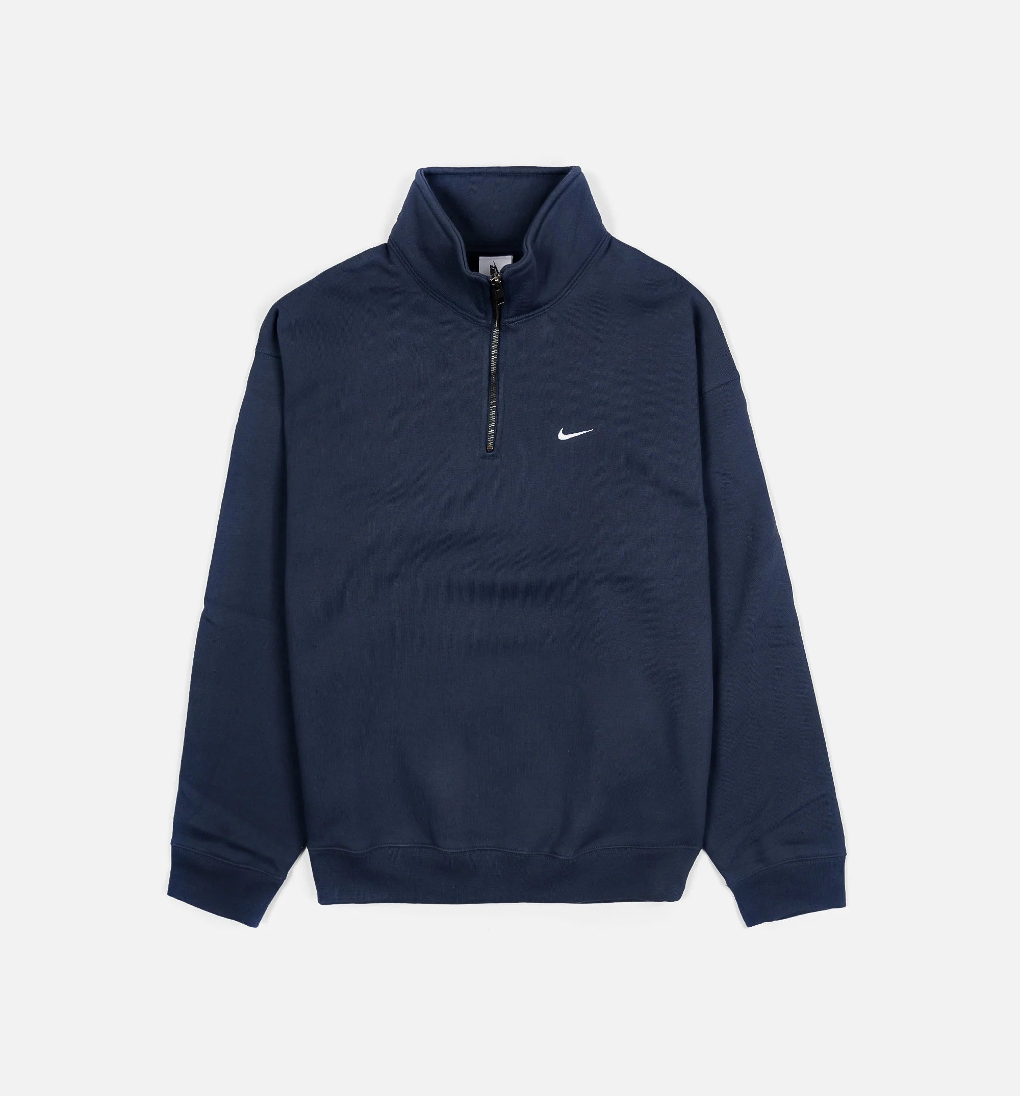 Solo Swoosh Half Zip Mens Jacket Blue