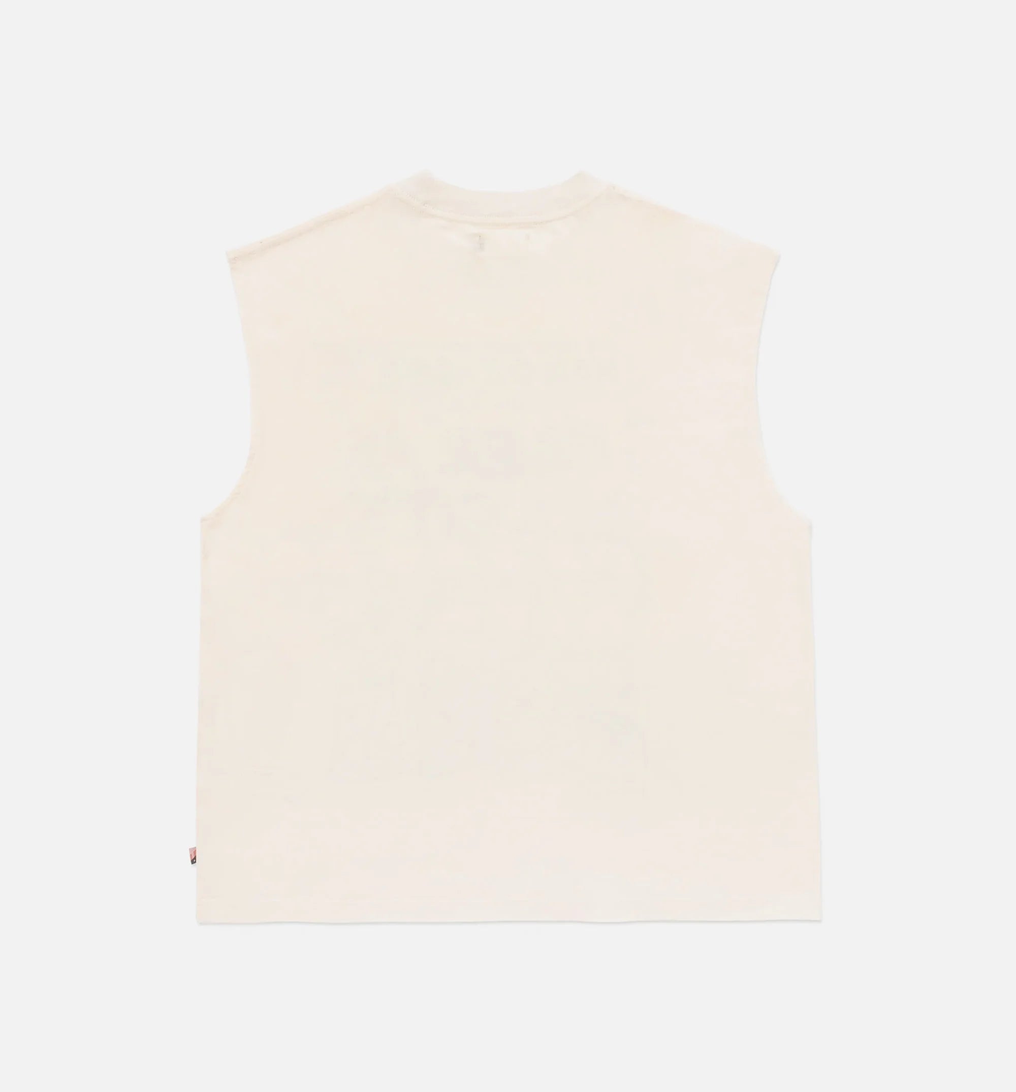 Block Party Cut Off Mens Short Sleeve Shirt Bone