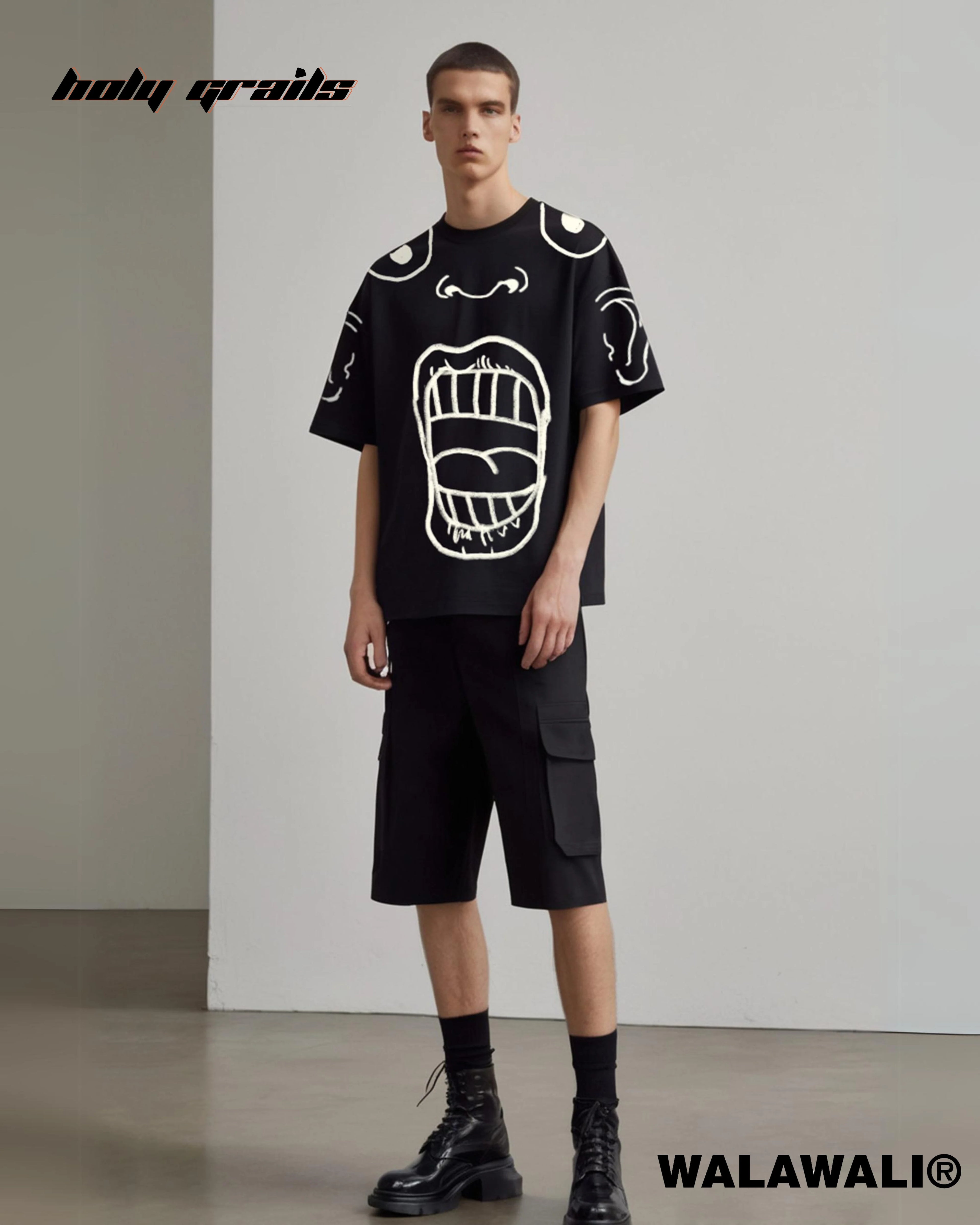 Fact Face Heavy weight Oversize Tee HG X WalaWali