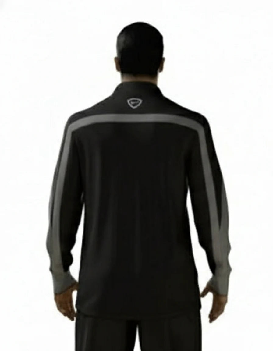 Nike Squad 14 Long Sleeve 1 4 Zip Pullover Training Top Black Grey