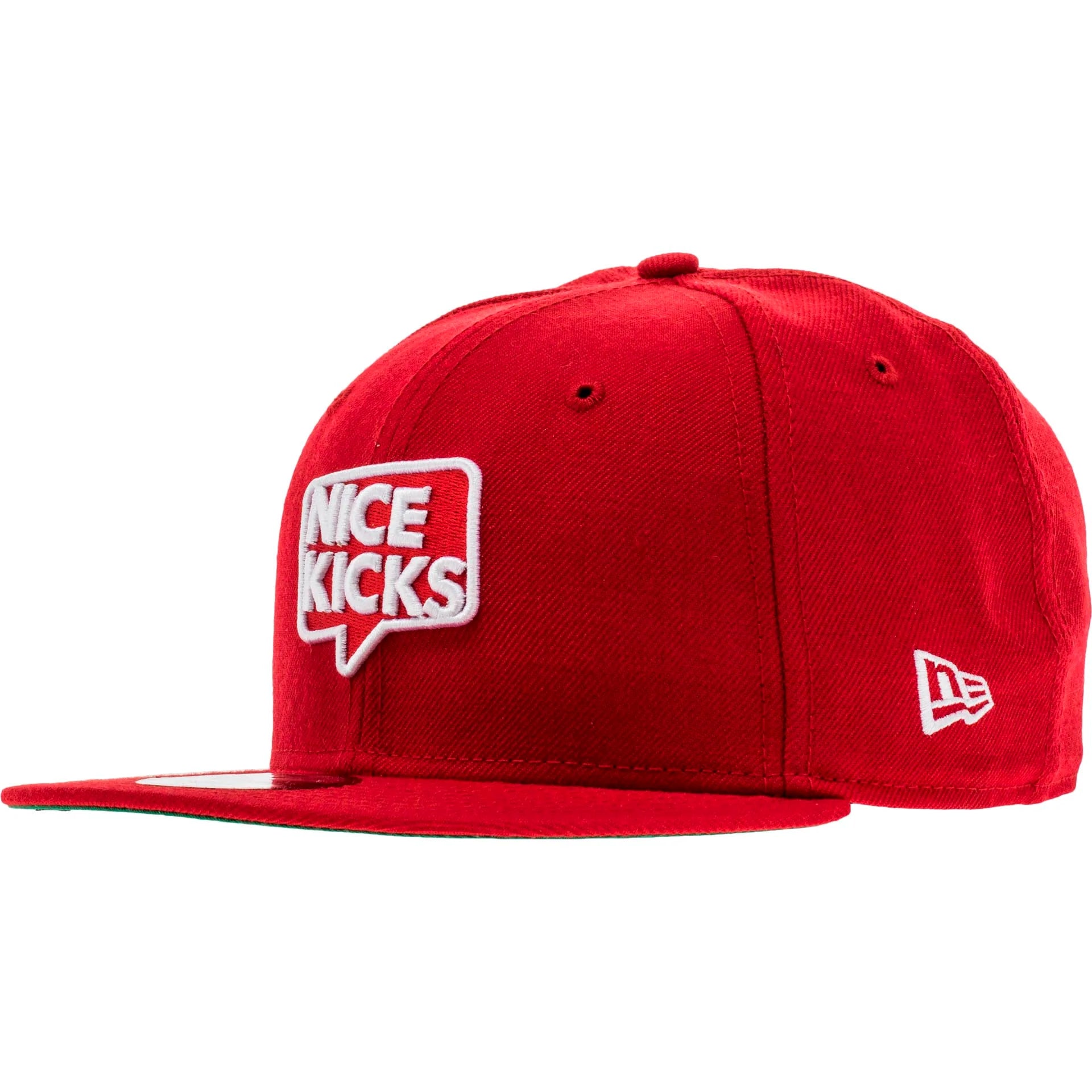 New Era X Nice Kicks 9Fifty Snapback Hat Scarlett White