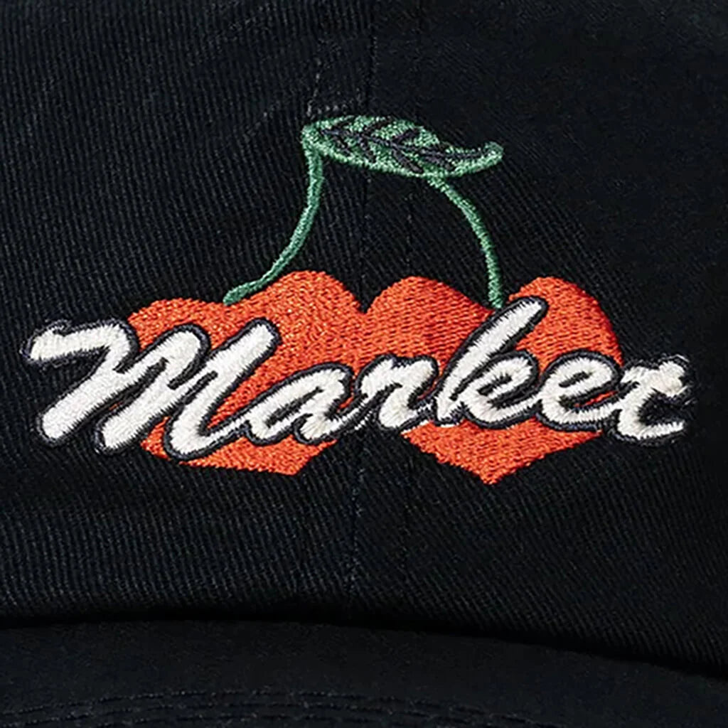 Double Cherries Trucker Hat Pirate Black