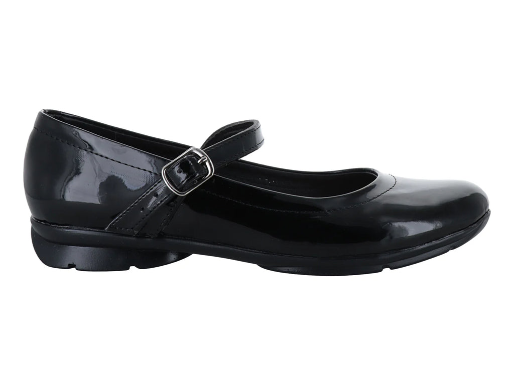 Zapatos Planos de Charol Negro Mauri Valero para Mujer