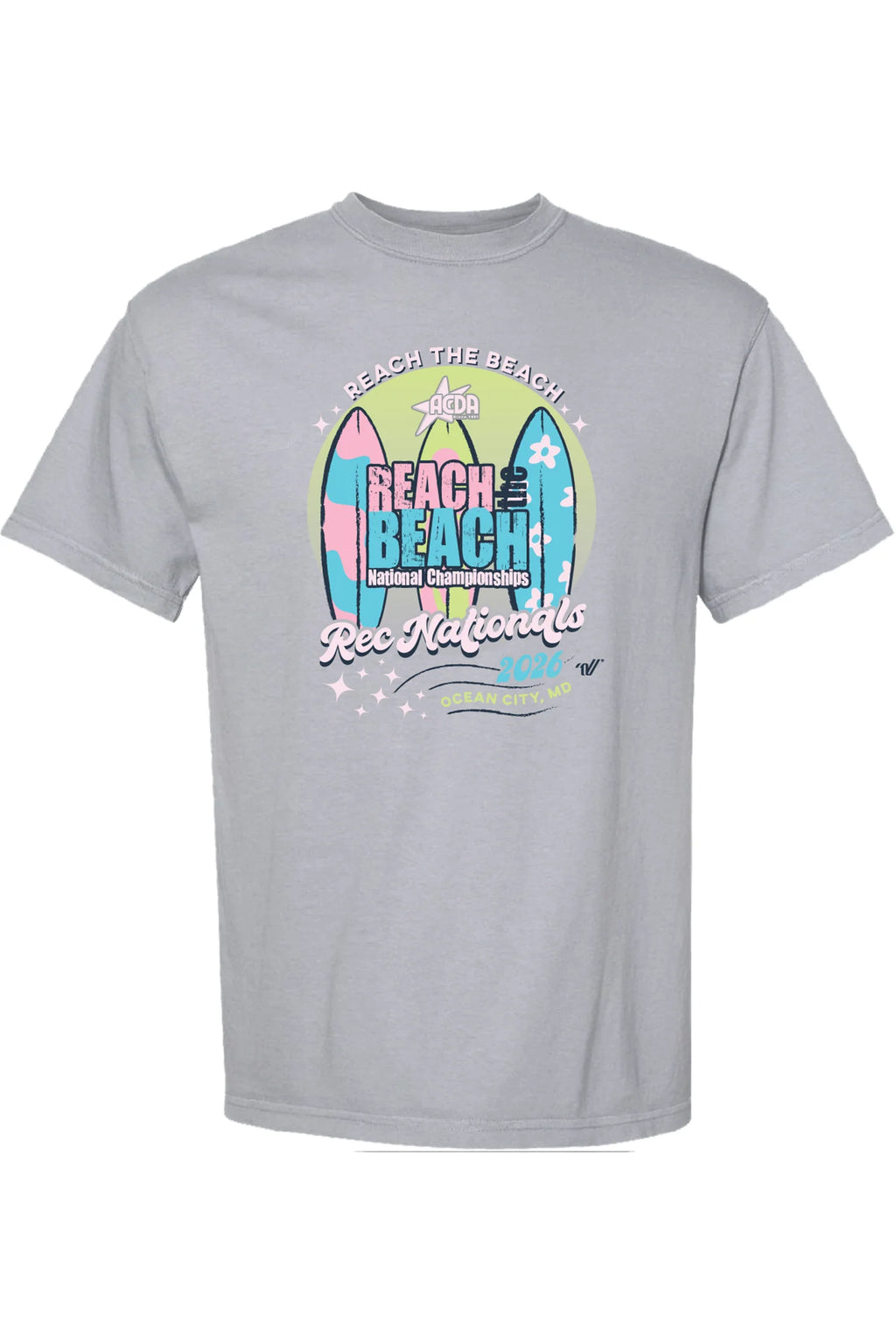 2026 ACDA Reach the Beach Rec Nationals Event Tee