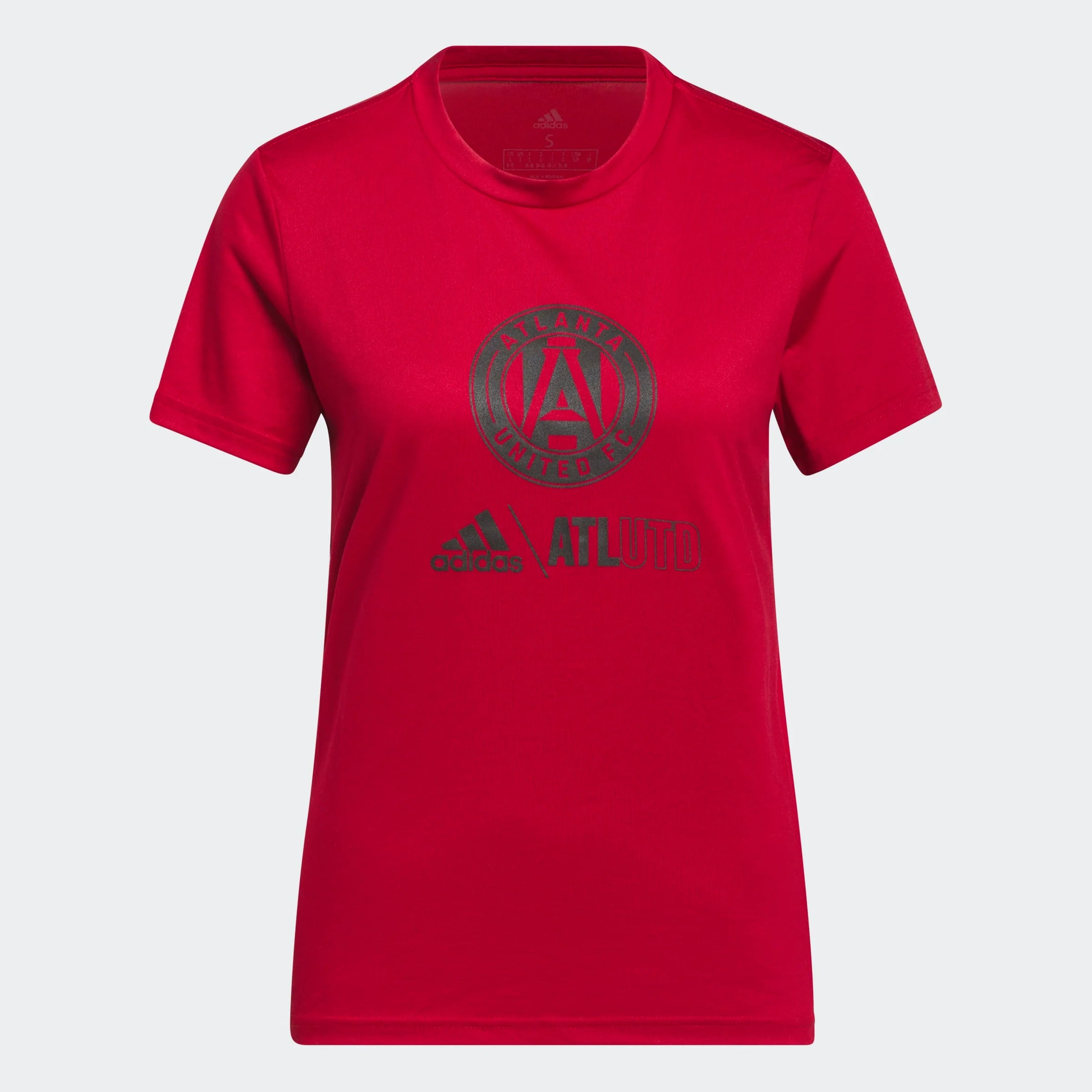 adidas Atlanta United Pre Game Womens Tee Victory Red