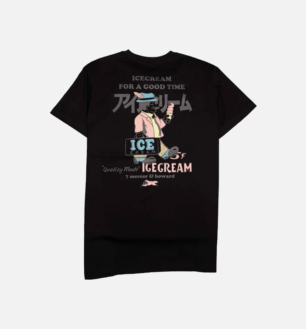 Breyer Mens Short Sleeve T Shirt Black Black