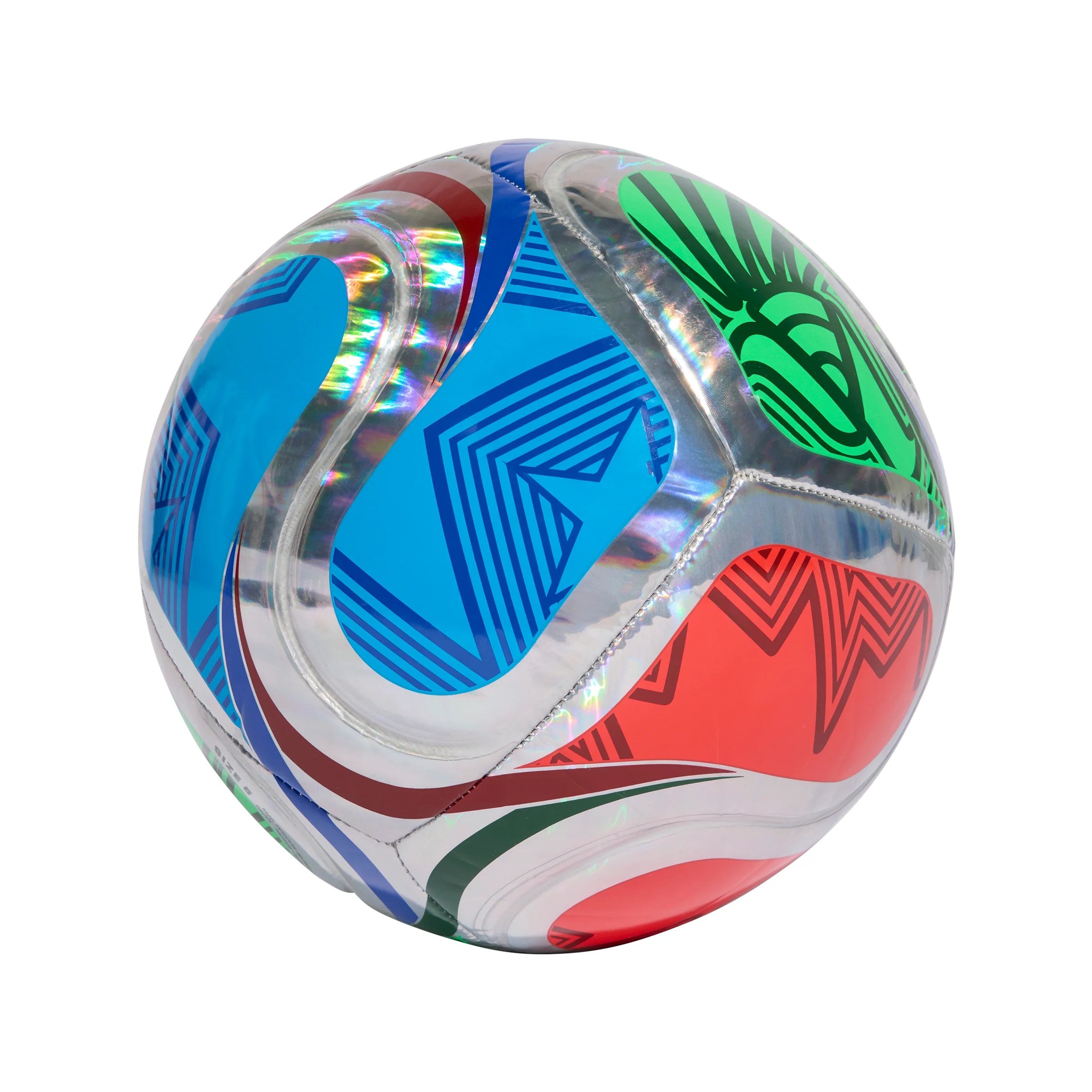 adidas World Cup 26 Trionda Training Foil Soccer Ball Multicolor White Blue