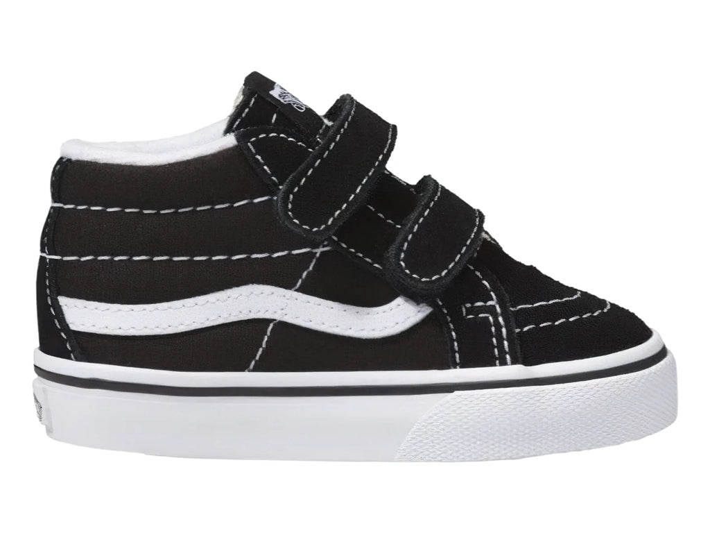 Tenis Vans Sk8 Mid Reissue Negro y Blanco para Niño