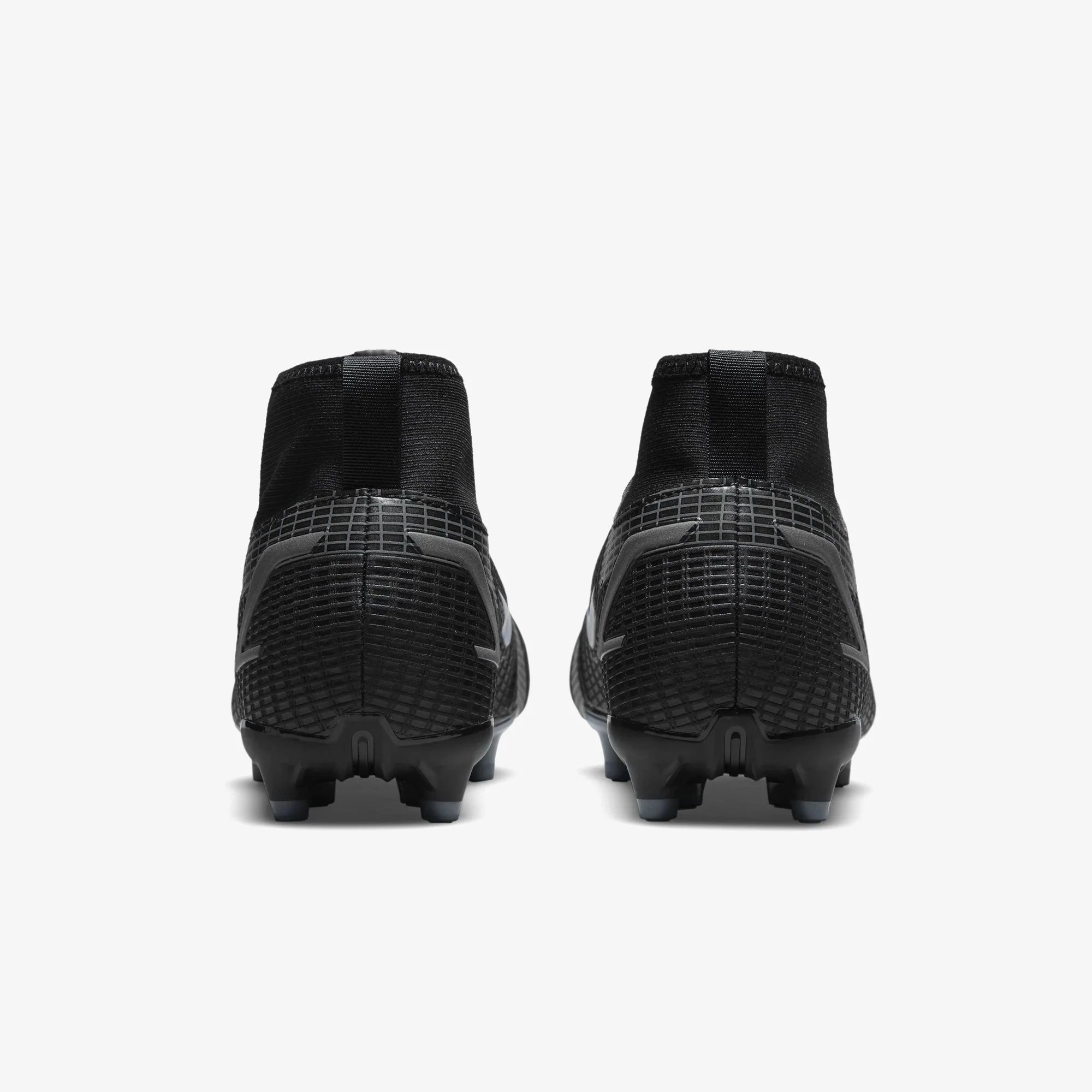Nike JR Mercurial Superfly 8 Academy Firm Ground Soccer Cleats Black Iron Grey