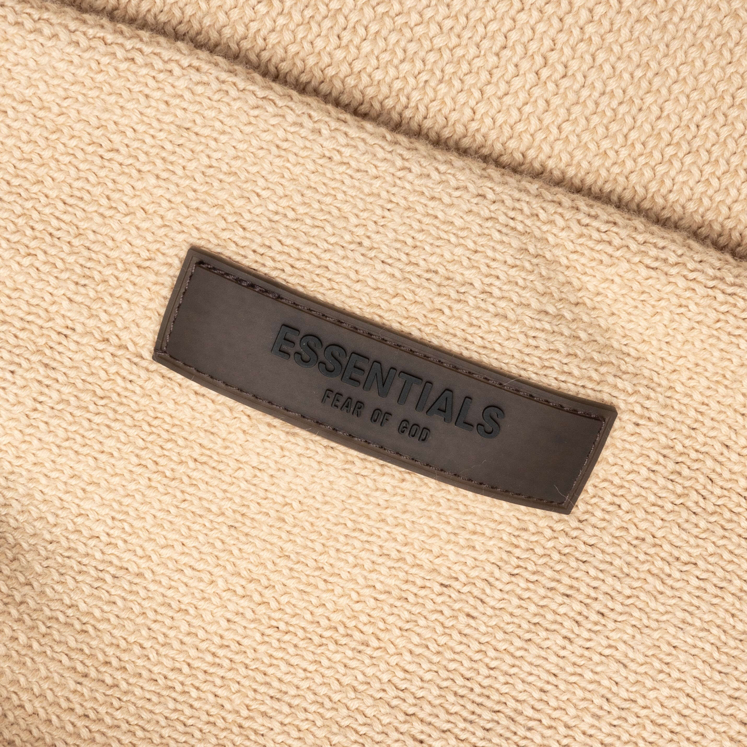 Kids Knit Hoodie Sand