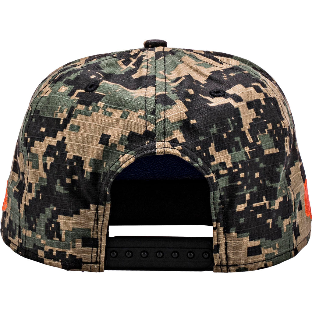 Nice Kicks X New Era Snapback Hat Digicamo Orange