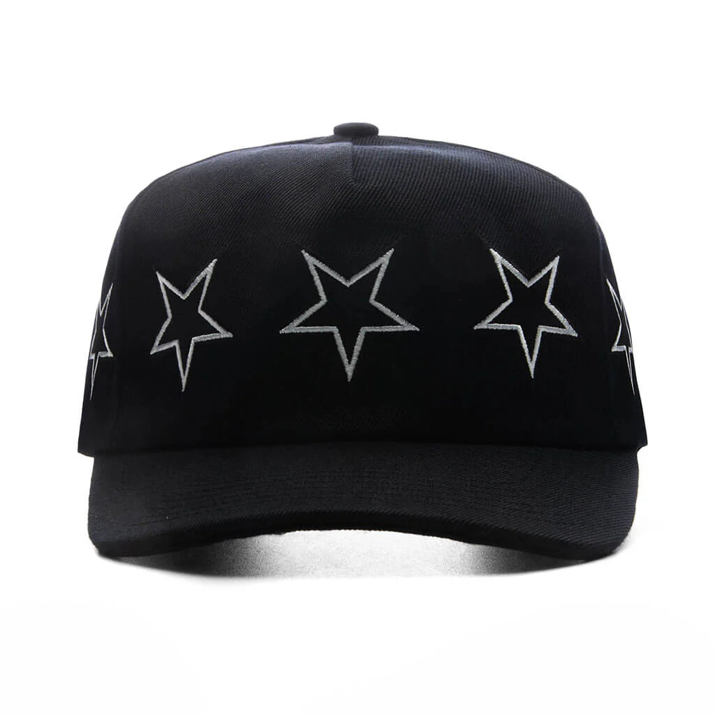 Pleasures x Zero Stars Snapback Black
